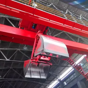 High Quality Cabin Control 5ton 10ton 16ton Double Girder Grab and Magnet 2-Purpose overhead crane