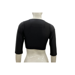 Body gainant post-opératoire pour femme à manches mi-longues, avec soutien-gorge intégré, pour la liposuccion et la rééducation des bras - Product Image 3