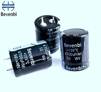 Condensador Electrolítico de Aluminio Bevenbi, Bajo ESR, Larga Duración, Alto Voltaje para Audio y Fuente de Alimentación