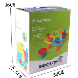 Juguetes de Plástico para Actividades al Aire Libre, Mesa de Agua y Arena, Juguetes de Playa para Niños, 25 Unidades - Product Image 4