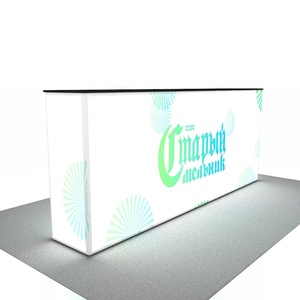 Tavolo <span class=keywords><strong>da</strong></span> esposizione a LED per eventi pubblicitari in stile moderno in alluminio <span class=keywords><strong>da</strong></span> 6 piedi - Product Image 1