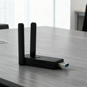 อะแดปเตอร์3.0 Wi-Fi 6E USB, Tri-band 5400Mbps (2.4G/5.8G/6GHz), เสาอากาศ3dBi, ไดรเวอร์ฟรีสำหรับ <span class=keywords><strong>Windows</strong></span> <span class=keywords><strong>10</strong></span>/11อะแดปเตอร์ <span class=keywords><strong>WiFi</strong></span> - Product Image 2