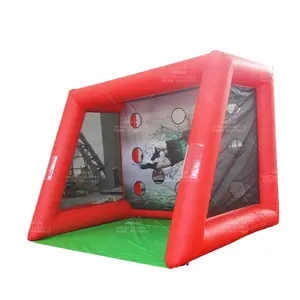 工厂销售充气足球射击运动游戏充气足球射击游戏游乐园嘉年华租赁足球游戏