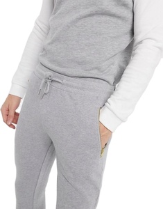 Chándal deportivo personalizado para hombre, chándal de dos piezas de algodón 100%, Color liso, a la moda, venta al por mayor - Product Image 4