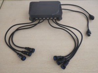 Amplificateur répartiteur de signal DMX512 6 voies IP67 pour éclairage extérieur fabriqué à Guangdong