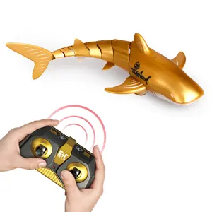 New 2.4 GHz Remote Control Shark Toy ,1:16 Scale High Simulation Shark, RC Shark for Swimming Pool, Underwater RC Boat Toy Gifts