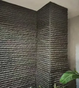 새로운 경량 클래딩 재료 폴리 우레탄 벽 클래딩 폴리 우레탄 석재 패널 방음 인공 석재