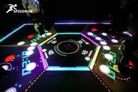 Simulateur de course interactif d'intérieur avec projecteur pour adolescents et enfants - Jeu de course de vitesse pour parcs d'attractions, parcs de loisirs, centres commerciaux