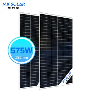 2024 Venta caliente tipo N panel solar 550W 575W 560W MONO PERC panel solar para planta fotovoltaica con buen costo