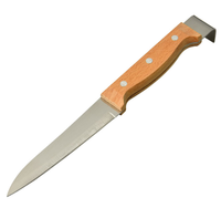 Couteau à décapsuler pratique et économique à double usage avec manche en bois, état neuf, marque Chenduan, modèle CD-UF-35