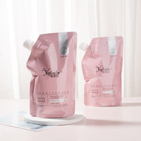 Masque capillaire nourrissant avancé à l'huile d'argan et de noix de coco pour cheveux fragiles et bouclés - Vente chaude