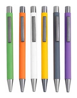 Stylo Roller Métallique Premium 0,5 mm Encre Noire Logo Personnalisé Stylos à Bille Rollerball de Luxe pour Bureau École Cadeaux Fournitures