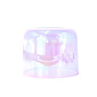 Custom Purple Clear Quartz Crystal Singing Bowl Psalting Bowl Yoga Therapy Percussion Instrument Music Bowl Professional