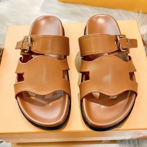 Sandalias de Mujer de Marca de Lujo, Pantuflas Unisex Más Vendidas, Calzado de Playa para Verano - Product Image 1