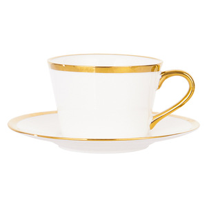 Luxury European Style Ceramic Tea <b>Cups</b> & Saucers Japanese Gold Rim Bone China with Aviation & Afternoon Tea <b>Set</b> Clay Material - Product Image 1