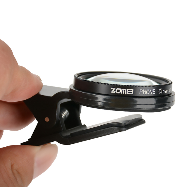 Zomei 37mm Magnetic Glass Cell Phone Camera Lens Macro Close-Up 12.5X Filter for for Android Smartphones