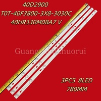 Tira de Retroiluminación LED para TV ZR-633 40D2900 T0T-40F3800-3X8-3030C/40HR330M08A7 V1 para TCL L40F1B L40P1A-F L40P2-UD