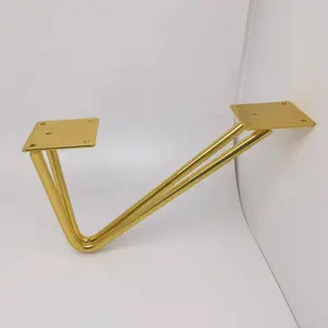 סגנון חדש מתכת ברזל כיסא זהב ריהוט רגל ספה רגל ריהוט מתכת רגלי לספה