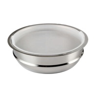 Africa 23 pièces Batterie de cuisine de luxe en acier inoxydable écologique avec couvercles en verre, compatible gaz et induction, comprenant Casserole, Friteuse et Cuiseur vapeur