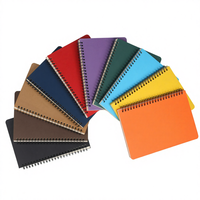Vente en gros d'usine de carnets à spirales simples pour étudiants et bureaux, carnets de réunion de bureau épais multicolores, carnets à spirales A5