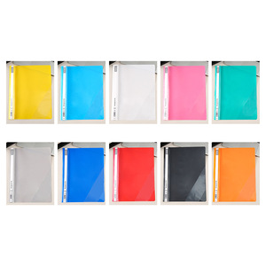 Clip de reliure transfrontalière à étiquette complète PP Dossier de fichiers de documents simple perforé à feuilles mobiles pour les rapports - Product Image 4