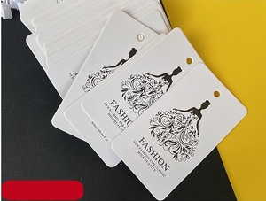 Luxe op maat gemaakte kledinghangtags groothandel speciaal papier drukwerk hangtags milieuvriendelijke hangtags op maat - Product Image 4