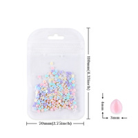 Pétales ronds en résine 3D pour ongles, accessoires Kawaii à dos plat avec fleur et perle