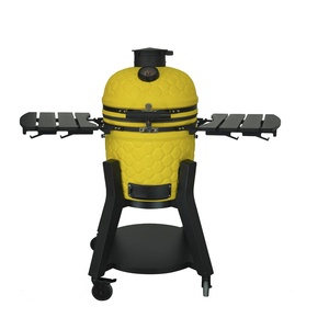 <span class=keywords><strong>Barbecue</strong></span> <span class=keywords><strong>Kamado</strong></span> Auplex OEM 18 pouces en céramique, avec logo personnalisé, pour terrasse extérieure et camping - Product Image 2