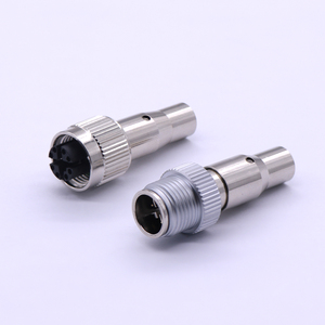 M12 kết nối cáp với <span class=keywords><strong>RJ45</strong></span> Adapter D x mã hóa 4 8 Pin shielded Mạng Công Nghiệp tương thích vách ngăn Bảng điều khiển gắn kết IP67 đánh giá - Product Image 1