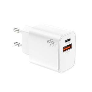 Cargador de Pared USB con 2 Puertos de Carga Rápida para <span class=keywords><strong>iPhone</strong></span> 14 13 12 11 Pro Max 10 SE X <span class=keywords><strong>XS</strong></span> 8 <span class=keywords><strong>Plus</strong></span>, Tipo-C - Product Image 1