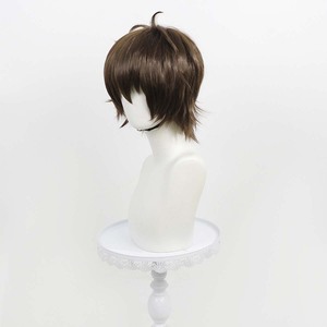 Perruque synthétique courte brune résistante à la chaleur pour cosplay de Nana Osaki (Pétales de la réincarnation) et Senji Touya, style anime pour hommes AOKG-320 - Product Image 4