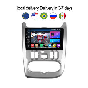 Autoradio multimédia Android 2 Din LEHX pour Renault Logan 1 <span class=keywords><strong>Sandero</strong></span> 2009-2015 <span class=keywords><strong>Dacia</strong></span> Duster Carplay 4G GPS Lecteur DVD de voiture - Product Image 1