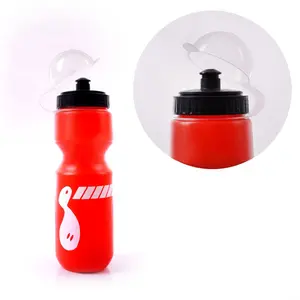 Benutzer definierte PE Fahrrad Fahrrad Wasser flasche Sport Wasser flasche 750ml Kunststoff Wasser flasche