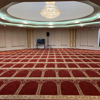 Nouveau tapis de prière musulman personnalisé avec tapis de prière de haute qualité, tapis de mosquée bleu mural