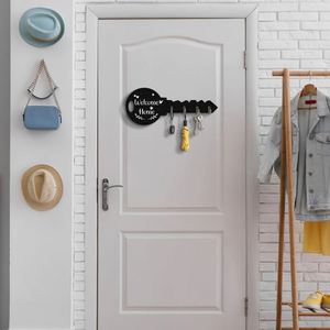 Wholesale Wooden Hook Rack with Hooks Wholesale Home Decor Bathroom Clothes Hook <b>Wall</b> Mounted Entryway Decoration - Product Image 1