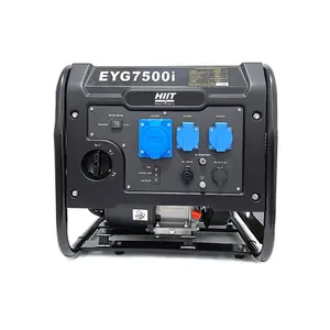 6000W novo design produto para uso de emergência open frame tipo Camping uso digital gasolina portátil 6kva Gasolina Inversor Generator