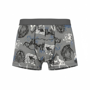 Pantaloncini e Intimo Sportivo da Uomo in Poliestere Stampato - <span class=keywords><strong>Boxer</strong></span> Traspiranti e Comodi Pantaloncini in Rete - Product Image 3