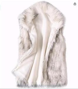 Nouveau européen et américain automne et hiver gilet en fausse fourrure <span class=keywords><strong>mi</strong></span>-long col montant fourrure artificielle cheval Clip veste - Product Image 5