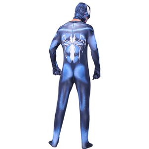 Manqi Venom Adult <b>Costume</b> Jumpsuit Spider Man Movie Cosplay <b>Costume</b> for Men Halloween Party Stage Performance - Product Image 3