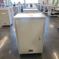 Boîtier de commande électrique en acier inoxydable IP40 personnalisé, armoire de distribution intérieure certifiée CE, boîte métallique de fréquence