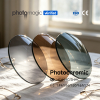 Lunettes de soleil photochromiques Photomagic en deux parties avec verres anti-lumière bleue et revêtement HMC, protection UV420