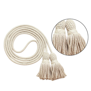Cordons de trompette enduits écologiques pour uniformes et vêtements de cérémonie, vente en gros, cordons de trompette 100% polyester personnalisés - Product Image 6