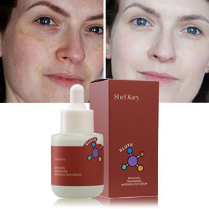 เซรั่มบำรุงผิวหน้า Zhenyan OEM ช่วยให้ผิวขาวกระจ่างใส ลดเลือนจุดด่าง<span class=keywords><strong>ดำ</strong></span> ด้วยกลูต้าไธโอนและไนอะซินาไมด์ ช่วยฟื้นฟูและบำรุงผิวหน้า ขนาด 40 มล. - Product Image 1