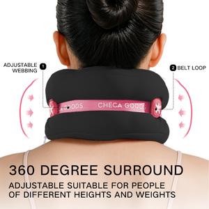 Chất Lượng Cao Xách Tay Ergonomic Không Khí Xe Văn Phòng Máy Bay Ngủ Bộ Nhớ Bọt Du Lịch Gối Có Thể Gập Lại Chuyến Bay Cổ Gối - Product Image 2