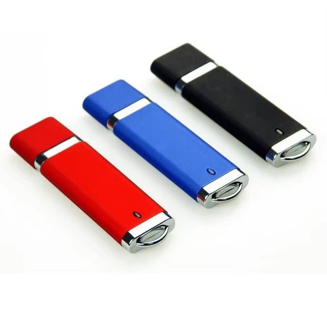 Factory Wholesale New Plastic USB 2.0 Flash Drive 16GB-128GB High-Speed Customized Packaging for Promotional Gifts
