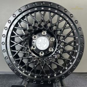 168 <span class=keywords><strong>Jantes</strong></span> de Roues Tout-Terrain Forgées Personnalisées en Aluminium 6061-T6 R18 Légères Adaptées pour Prado Tank 300 Pajero - Product Image 1