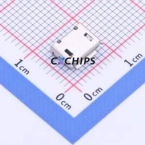 YTC-MC5S-43 USB Connector SMD Connector ( Connector Type: Micro-B )( Gender: Female )( Mounting Type: Horizontal Mount ) - Product Image 1