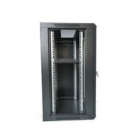 Armoire serveur murale en acier laminé à froid de 19 pouces 15U, économiseur d'espace, rack réseau