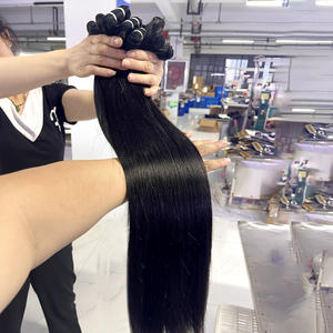 Paquetes de cabello vietnamita crudo Super doble calidad dibujada 40 pulgadas extensiones de cabello de trama De Cabello Humano para mujeres - Product Image 3