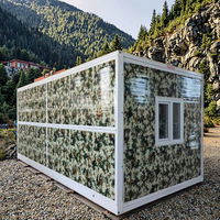 Maisons préfabriquées modernes Kits de maisons modulaires en conteneur en acier personnalisables pour vivre avec livraison à installation rapide Maison pliante